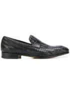 Dell'oglio Woven Loafers - Black