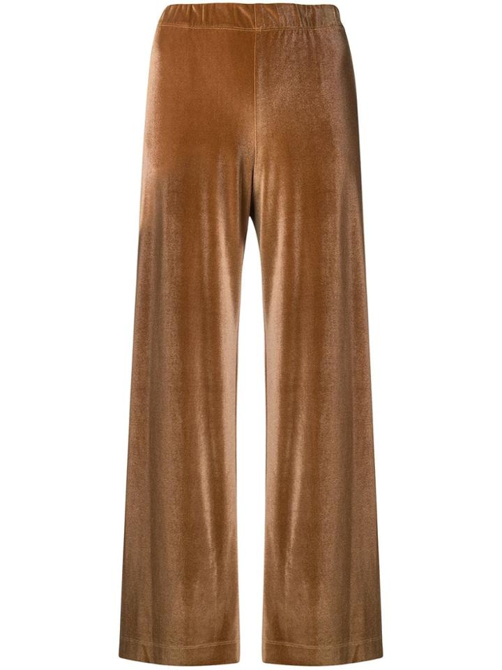 Max Mara Cropped Wide-leg Trousers - Brown