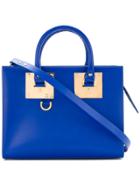 Sophie Hulme Metal Detail Tote Bag - Blue