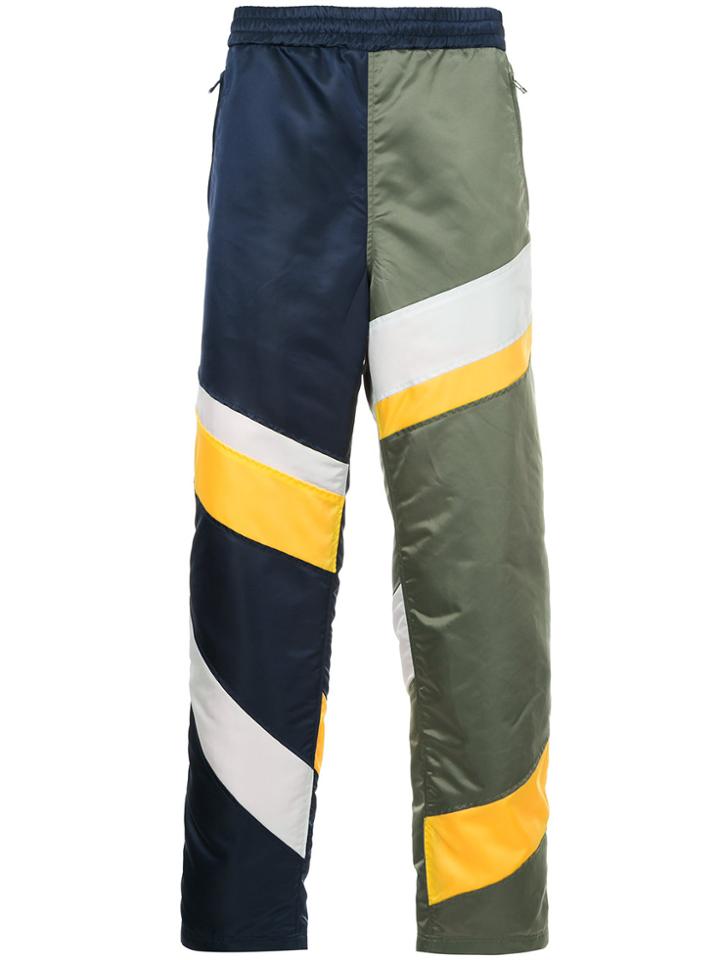Facetasm Stripe Detail Track Pants - Multicolour