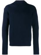 Prada Ribbed Jumper - Blue