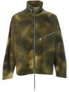 Palm Angels Camouflage Wide Collar Jacket