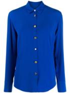 Ps Paul Smith Eclectic Button Shirt - Blue