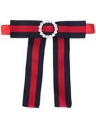 Gucci Web Bow Tie - Blue