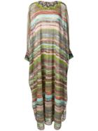 Missoni Striped Knitted Dress - Green