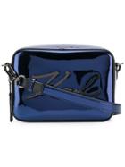 Karl Lagerfeld K/signature Crossbody Bag - Blue