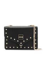 Versace Jeans Couture Logo Plaque Shoulder Bag - Black