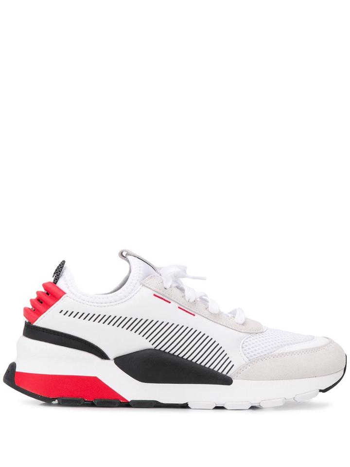 Puma Colour Block Trainers - White