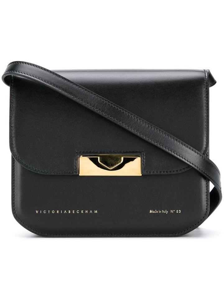 Victoria Beckham Eva Foldover Crossbody Bag - Black