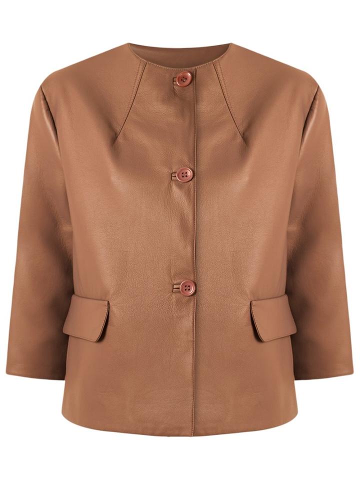 Gloria Coelho Leather Jacket