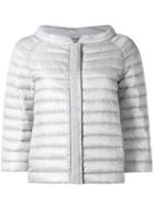 Herno Zipped Puffer Jacket, Size: 48, Nude/neutrals, Cotton/polyamide/feather Down