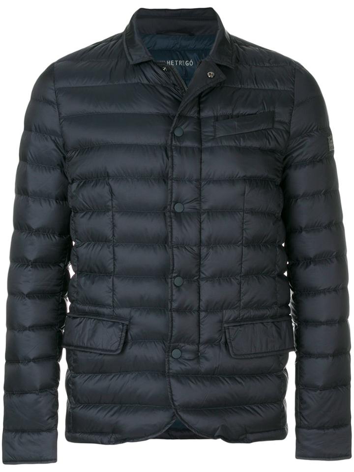 Hetregò Zipped Padded Jacket - Blue