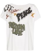 Faith Connexion Freedom Life Peace T Shirt - White