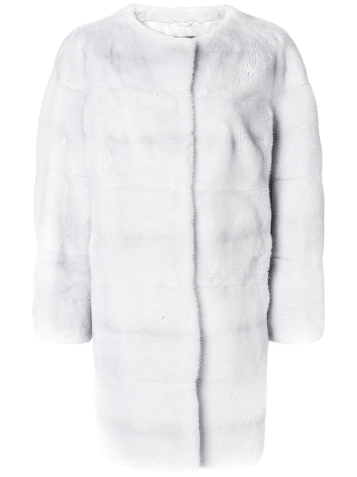 Liska Long-sleeve Coat - Nude & Neutrals