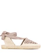Castañer Jeans Lace-up Espadrilles - Neutrals