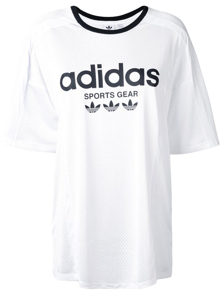 Adidas Adidas Originals Aa-42 Mesh T-shirt - White