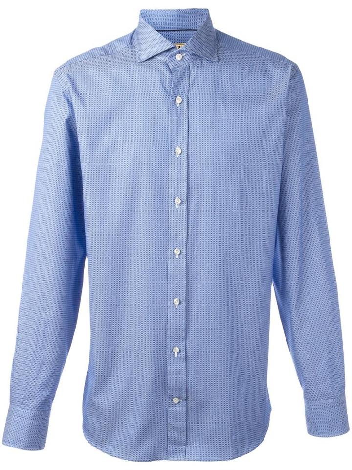 Hackett Classic Shirt, Men's, Size: Medium, Blue, Cotton