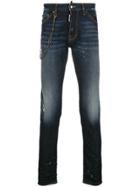 Dsquared2 Cool Guy Chain Trim Jeans - Blue