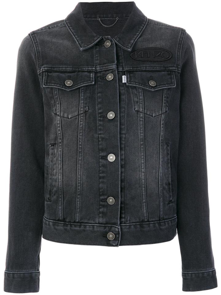 Kenzo Branded Jacket - Black