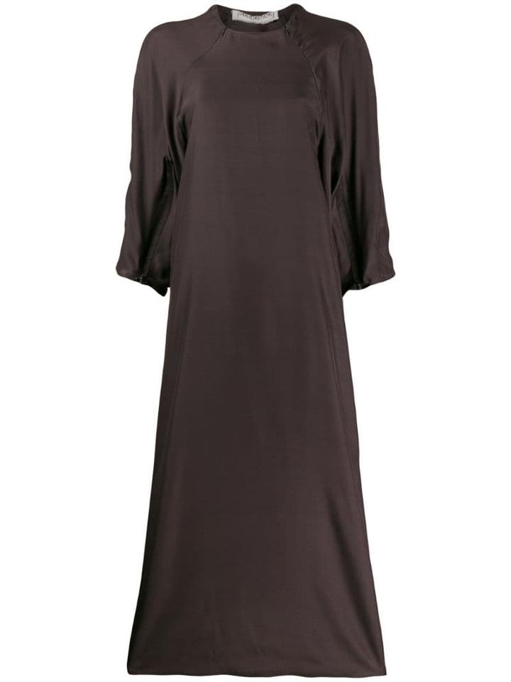 Cherevichkiotvichki Silk Zipped Dress - Grey