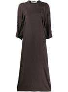 Cherevichkiotvichki Silk Zipped Dress - Grey