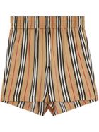 Burberry Icon Stripe Shorts - Brown
