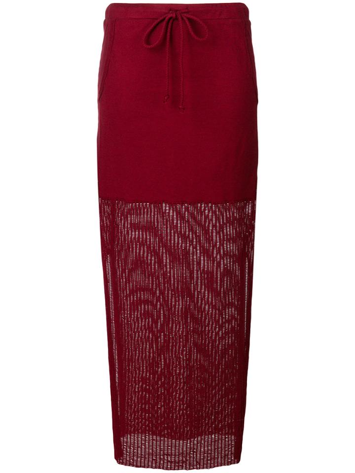 Lost & Found Rooms Long Skirt - Red