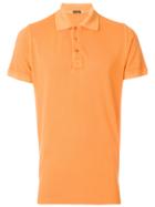 Kiton Short-sleeved Polo Shirt - Yellow & Orange