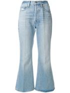 Frame Denim Rigid Cropped Jeans - Blue