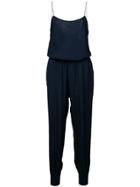 Theory Sleeveless Relaxed Jumpsuit - Blue