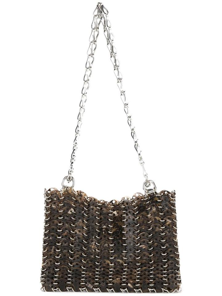 Paco Rabanne Vintage Chainmail Shoulder Bag - Brown