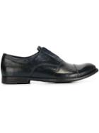 Officine Creative Laceless Oxford Shoes, Men's, Size: 44, Blue, Leather/calf Leather