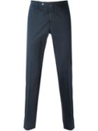 Pt01 Slim Chino Trousers, Men's, Size: 56, Blue, Cotton/linen/flax/spandex/elastane