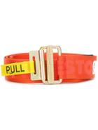 Heron Preston Utility Work Belt - Yellow & Orange