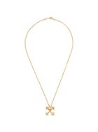 Off-white Arrow Pendant Necklace - Gold