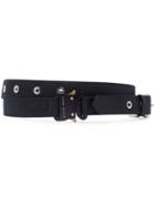 Mackintosh Alyx Black Bonded Cotton Rollercoaster Belt