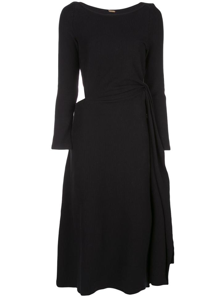 Cult Gaia Tina Side Knot Dress - Black