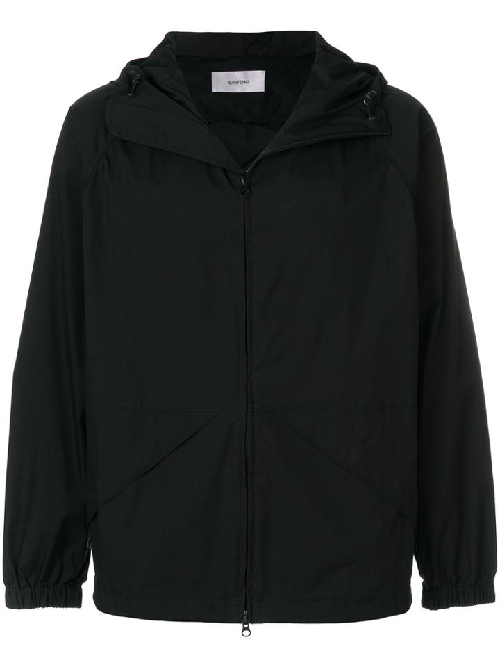 Mauro Grifoni Short Zipped Parka - Black