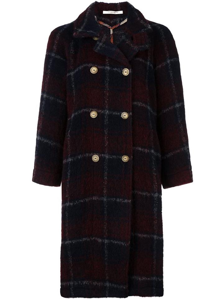 Ermanno Gallamini Double-breasted Checked Coat
