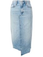 Rag & Bone /jean Denim Midi Skirt - Blue