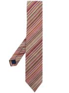Paul Smith Classic Striped Tie - Red
