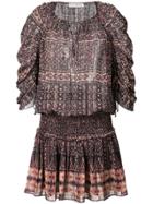 Ulla Johnson Short Printed Dress - Brown