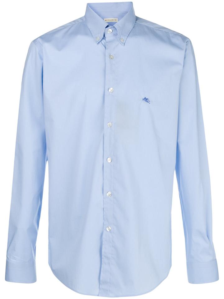Etro Classic Fitted Shirt - Blue