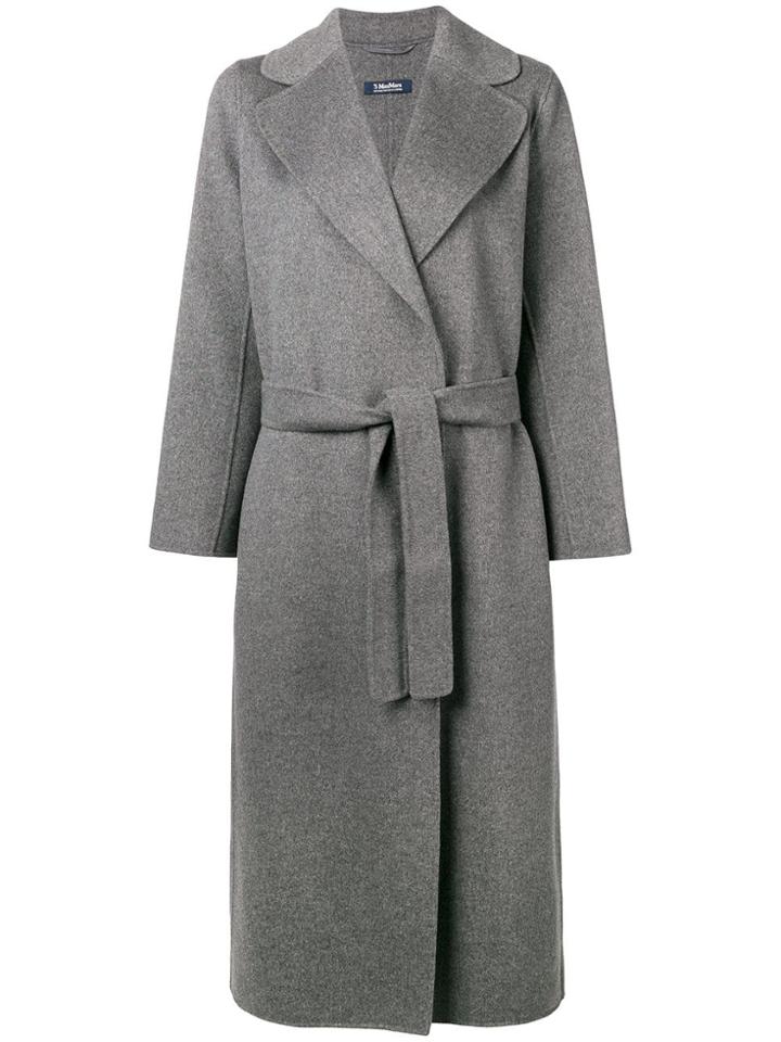's Max Mara Elongated Loose Coat - Grey