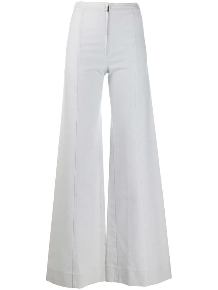 Emanuel Ungaro Vintage 1970's Flared Trousers - Blue