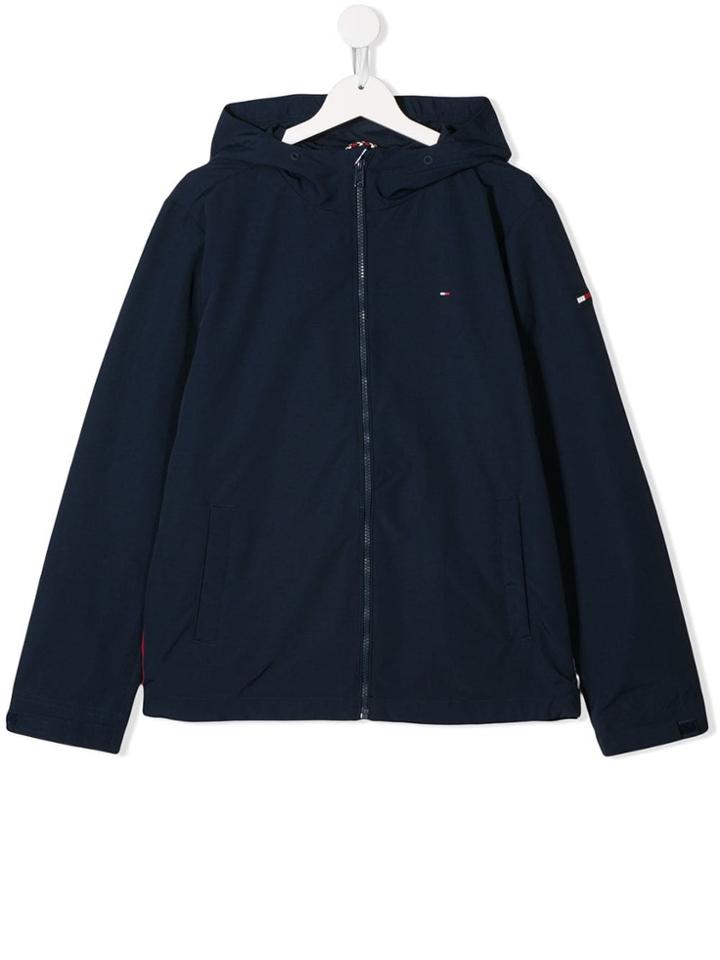 Tommy Hilfiger Junior Hooded Zip-up Jacket - Blue