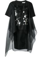 Lutz Huelle 'rubicon' Embellished Dress, Women's, Size: 38, Black, Silk/cotton
