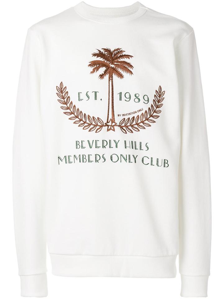 Ih Nom Uh Nit Beverly Hills Sweatshirt - White