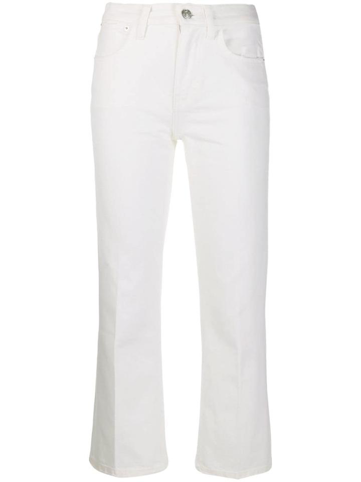 Current/elliott Cropped Leg Jeans - White