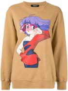 Undercover Magical Angel Printed Sweatshirt - Brown